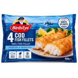 Birds Eye Cod Fish Fillets 400g