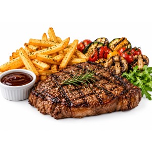 Grilled Steak & Fries